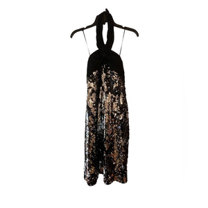 Chetta B Sequin Evening Cocktail Dress Knee Length Size 6